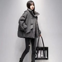 羽绒棉服女短款2023秋冬季新款洋气小个子学生外套棉衣加厚面包服